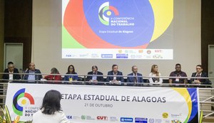 Alagoas realiza etapa estadual da Conferência Nacional do Trabalho
