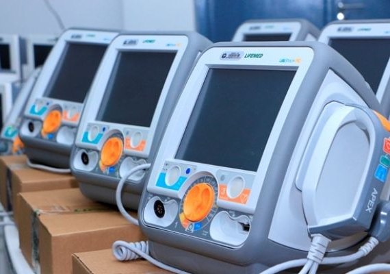 Novos monitores e cardioversores são entregues ao HGE e ambulatórios