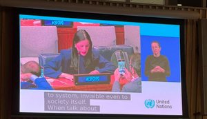 Diretora da Casa do Autista de Maceió apresenta experiências brasileiras em conferência da ONU em Nova York