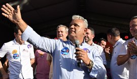 Em Rio Largo, Renan Filho e Paulo Dantas desejam boa sorte a Daniel Pontes