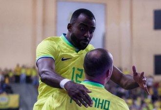Brasil goleia Afeganistão por 6x0 e conquista Copa das Nações de Futsal