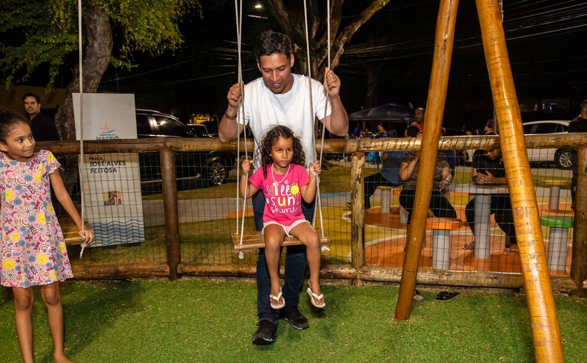 Com Rodrigo Cunha 'Boa Praça', Maceió recebeu mais de 47 novos espaços de lazer este ano