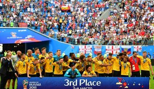 Bélgica vence Inglaterra e supera campanha da Copa de 1986