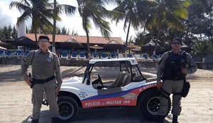 Novo comando do 6º BPM intensifica ações de patrulhamento em praias do Litoral Norte