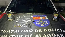 PM/AL apreende 32 armas de fogo e quase 25 quilos de drogas na última semana