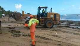 Mais de 170 toneladas de lixo são retiradas da orla de Ponta Verde