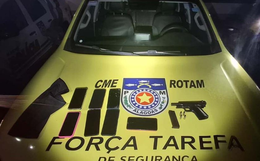 Três homens são presos após denúncia de roubos em condomínio de Rio Largo