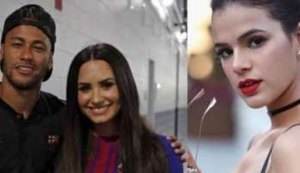 Bruna Marquezine reage a suposto interesse de Neymar em Demi Lovato