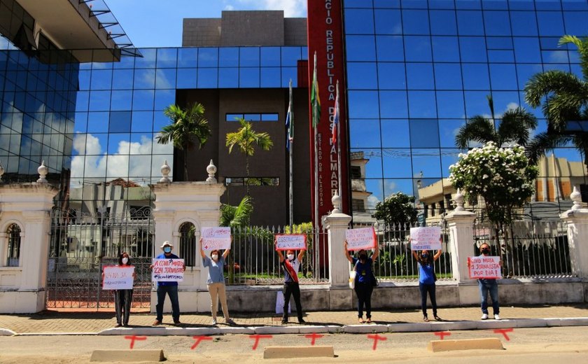 Jornalistas alagoanos protestam no Dia Nacional de Luta pela Vacinação