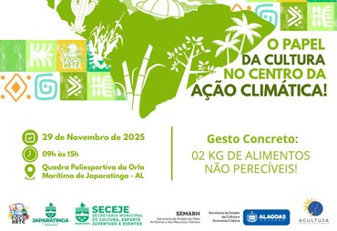 Japaratinga sediará Assembleia pautada na Cultura e Crise Climática!
