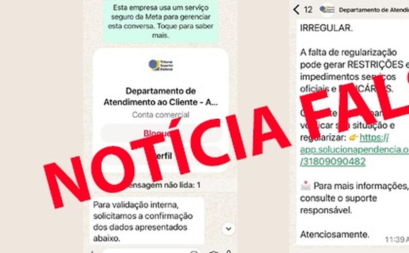 TRE alerta sobre conteúdo falso que tenta se passar por Justiça Eleitoral