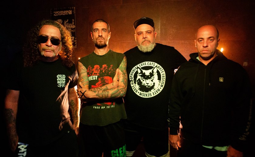 Ratos de Porão desembarca em Maceió para show histórico no Rex Jazz Bar