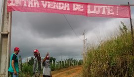 Em defesa da Reforma Agrária, famílias Sem Terra fazem ação contra venda de lotes em AL