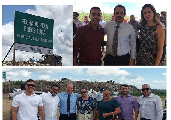 Ministério Público acompanha encerramento de lixão em São Miguel dos Campos