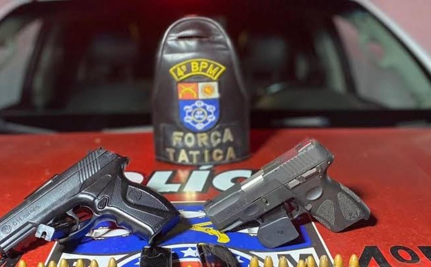 PM eleva em mais de 9% apreensão de armas de fogo no 1° semestre