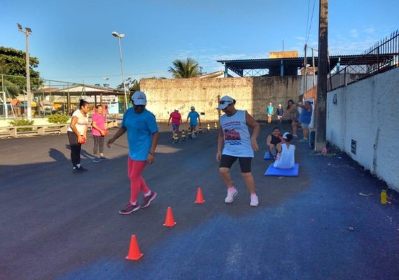 Maceió oferece Núcleos de Atividades Físicas para estimular hábitos saudáveis