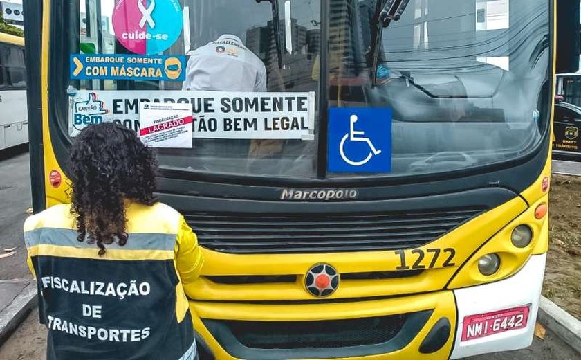 Operação da SMTT lacra 35 ônibus e emite 195 autuações por irregularidades em outubro