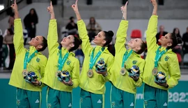 Ginástica rítmica conquista mais um ouro e Brasil bate recorde de medalhas