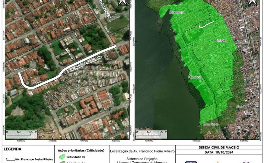 Defesa Civil interdita via no Pinheiro por tempo indeterminado para demolições de imóveis