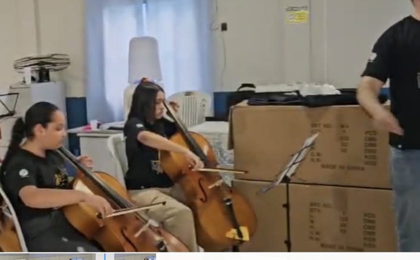 48 meninas integrantes de orquestra sinfônica exclusivamente feminina farão primeira viagem de trem