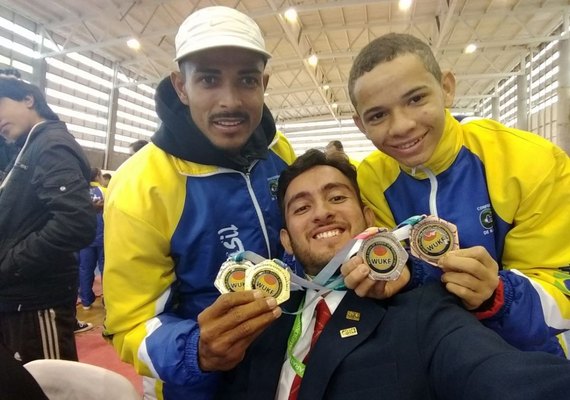 Atleta alagoano conquista ouro e é campeão Sul-Americano de karatê