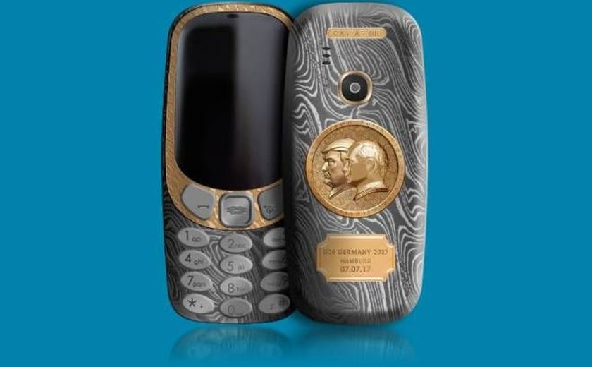 Empresa reforça celular 'inquebrável' da Nokia com ouro, titânio, Putin e Trump