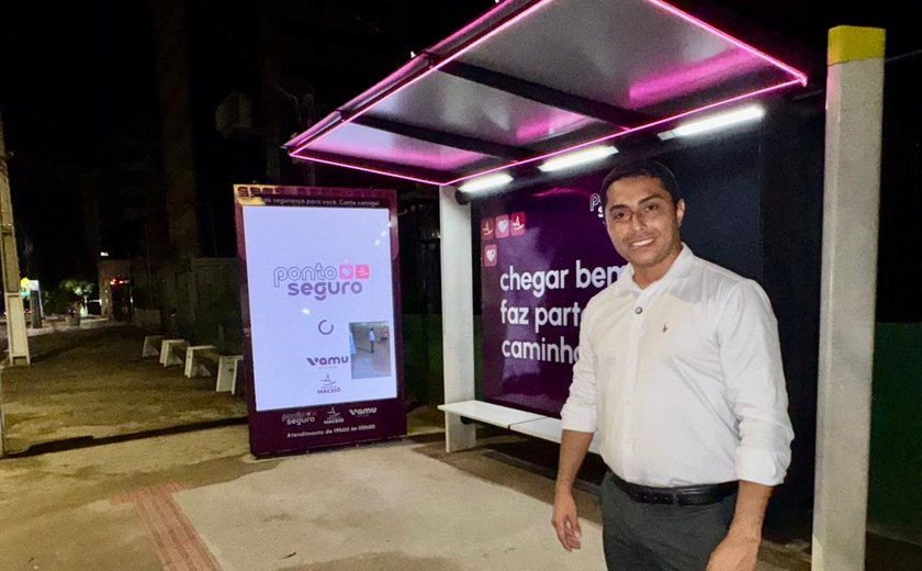 Vereador comemora 'Ponto Seguro' em Maceió e defende ampliação da iniciativa