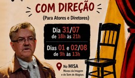 Oficina em Maceió propõe integração entre atuação e direção teatral