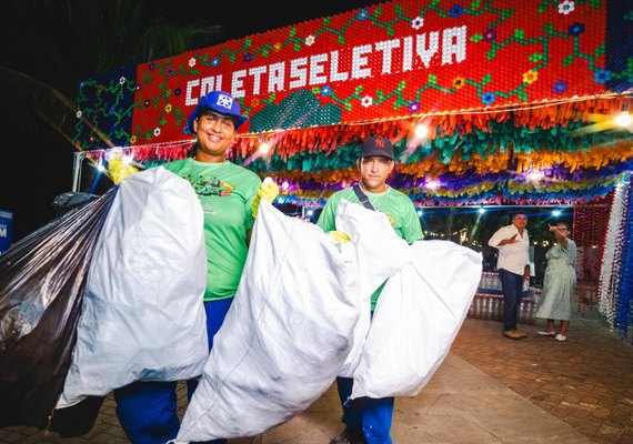 Mais de 1.600 quilos de recicláveis foram coletados em três dias do Verão Massayó