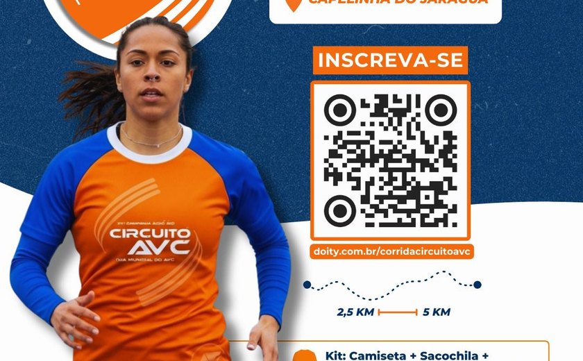 Circuito AVC 2025: inscrições abertas para corrida e caminhada na orla de Maceió