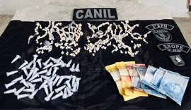 PM apreende mais de 650 porções de drogas prontas para comercialização