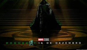 'Vingadores: Doutor Destino' ganha pôster sombrio com trio de feiticeiras encapuzadas