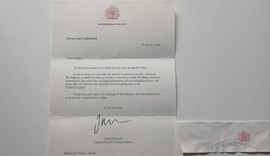 Rei Charles III demonstra interesse pelo 'Daqui pro Mundo' em carta a estudante de Alagoas