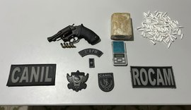 Polícia prende suspeito de homicídio e apreende drogas em Arapiraca