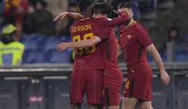 Roma goleia o Benevento e entra na zona da Champions