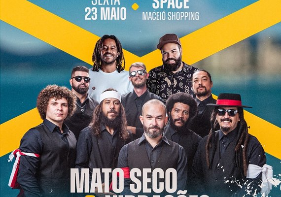 Mato Seco e Vibrações fazem show imperdível em Maceió