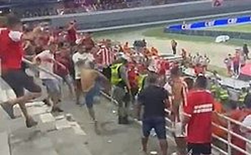 PM/AL vai apurar confusão entre militares e torcedores durante jogo entre CRB e Coritiba