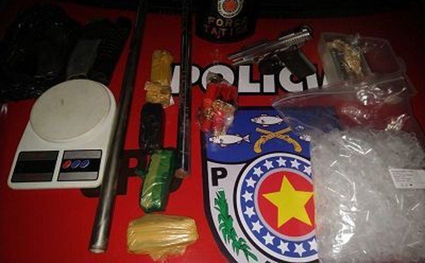 Após denúncia anônima, Polícia Militar apreende drogas no Tabuleiro do Martins