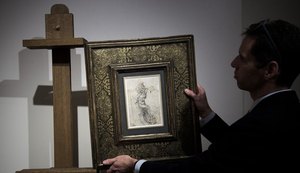 Desenho perdido de Da Vinci é encontrado entre papéis de família na França