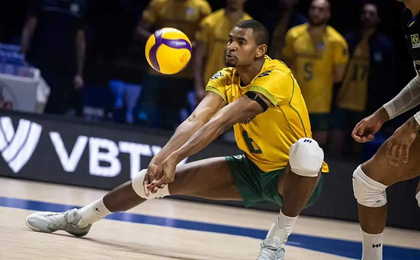Brasil cai na 1ª fase da Liga das Nações de vôlei masculino