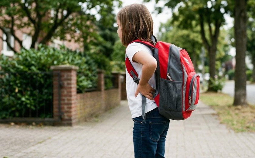 Mochila pesada, excesso de telas e longos períodos sentado aumentam risco de dores nas costas