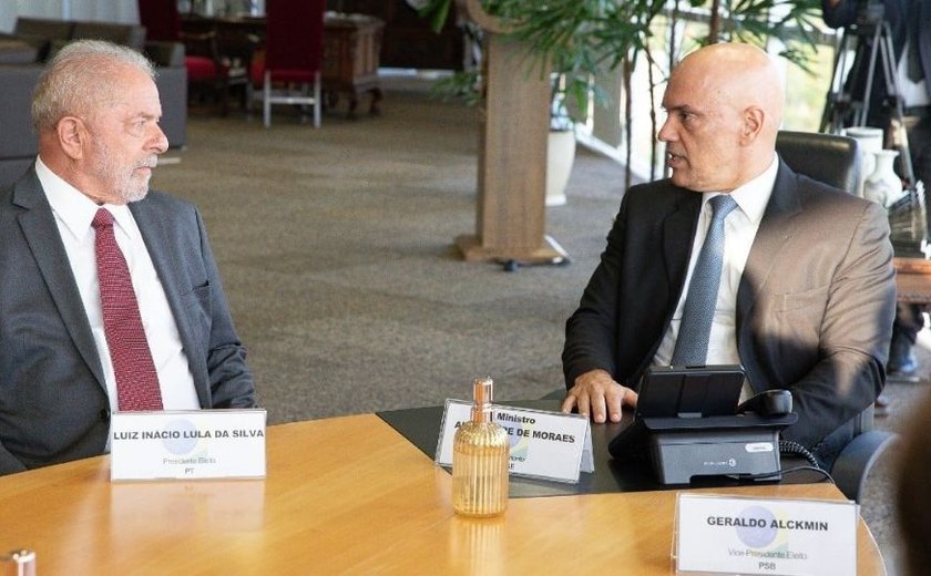 Alexandre de Moraes fez um só pedido a Lula na reunião com ministros do STF