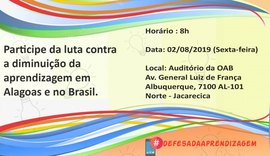 Aula da Cidadania é realizada em defesa da aprendizagem por instituições de Maceió