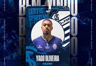CSA acerta a contratação do goleiro Yago Oliveira, ex-Volta Redonda