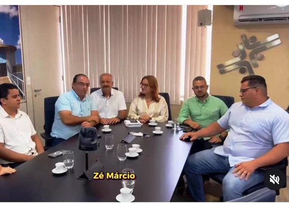 Grave situação da falta d'água em Junqueiro é discutida entre prefeito, Arsal e Casal em Maceió