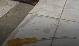 Polícia autua em flagrante suspeito de homicídio com arma branca em Arapiraca