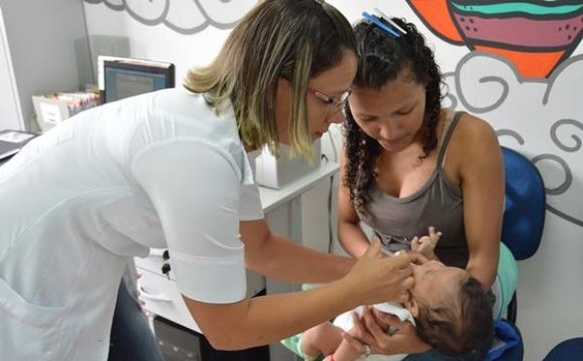 Em Alagoas, 213,4 mil crianças devem receber vacina contra pólio e sarampo