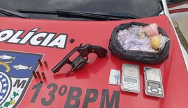 Polícia Militar apreende armas e drogas em Maceió e Rio Largo