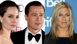 Brad Pitt se reaproxima de Jennifer Aniston e irrita Jolie