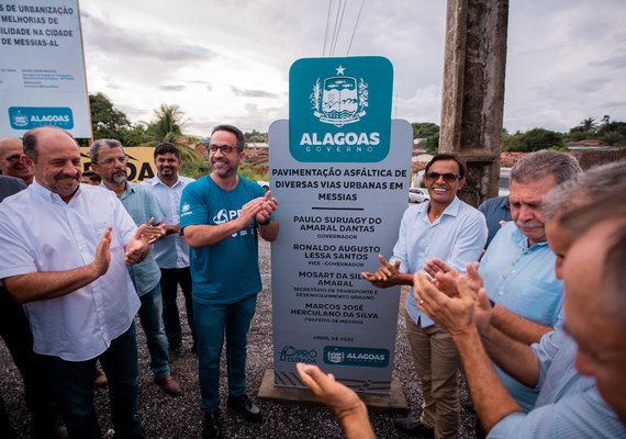 Governo de Alagoas leva mais de R$ 11 milhões em obras de infraestrutura para Messias